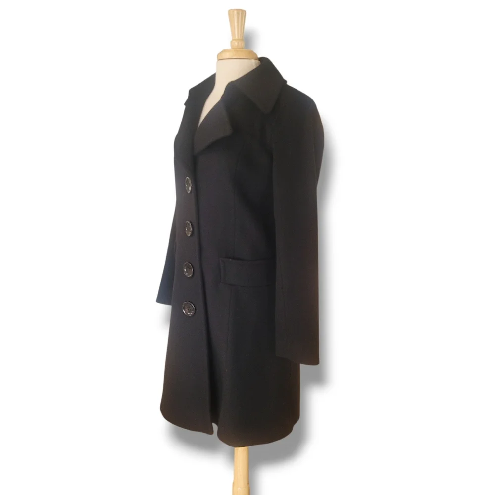 Michael Kors Black Pea Coat. Size S.